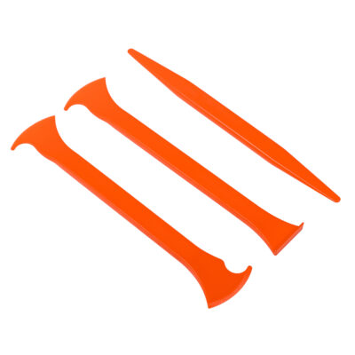 Narzędzia do zawijania i przycinania folii - zestaw - pomarańczowy